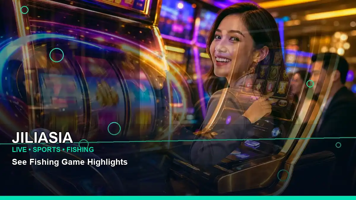 JILIASIA Barishal sports guide scene showing mobile casino play on a phone with a left-diagonal composition